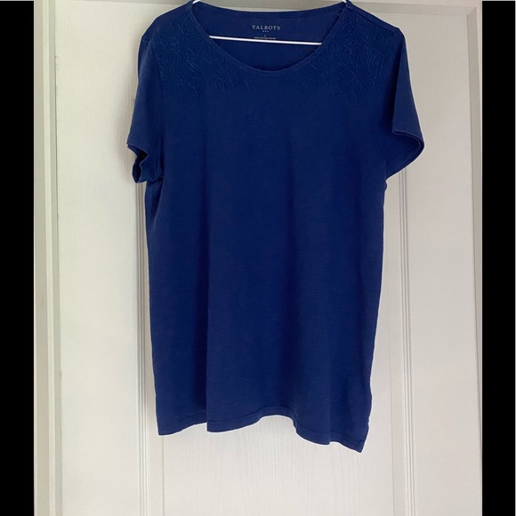 talbots short sleeve tops